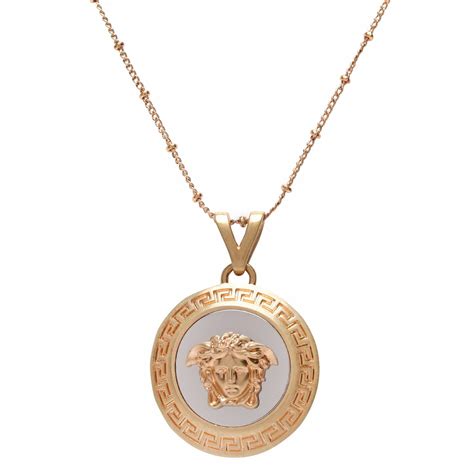 pink versace necklace|Versace necklace for women.